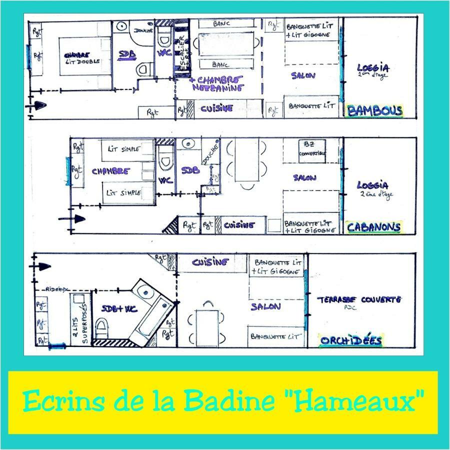 Апартаменти Les Ecrins De La Badine - Hameaux Єр Екстер'єр фото